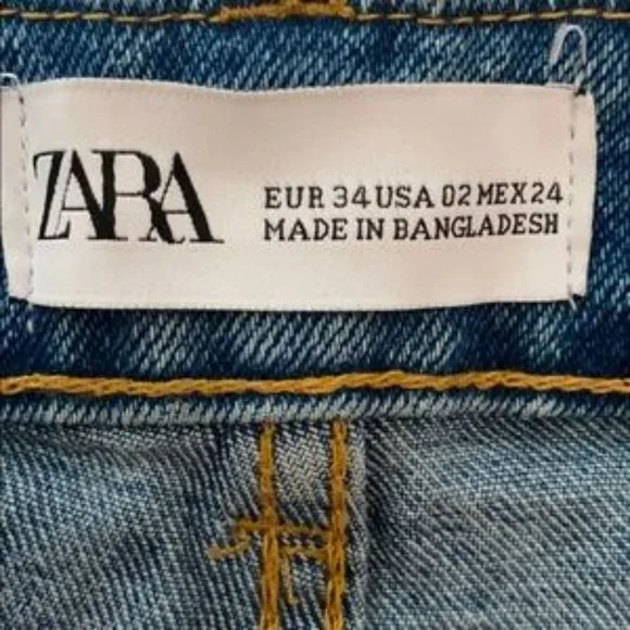 Zara High-Waisted Jean shorts - Picture 3 of 3